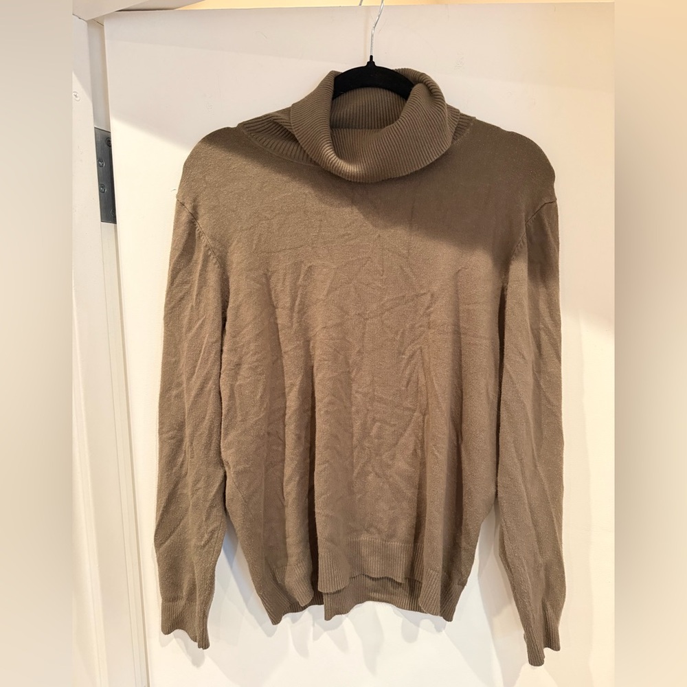 Calvin Klein Green Turtleneck Sweater